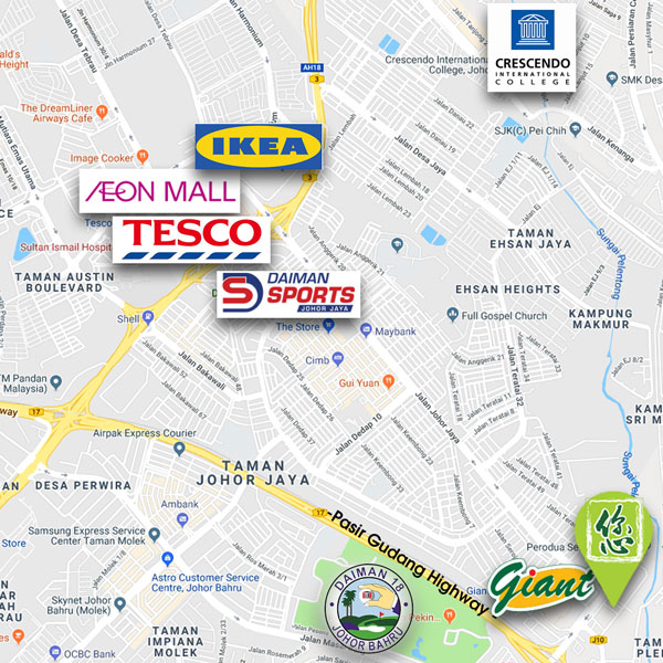 Thy Executive Hotel | Plentong Johor Bahru | Near Jusco, Tesco, IKEA, Giant, etc